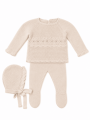 Conjunto 3p Papaya natural - 0 meses, 7 Bancas