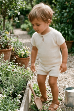 Conjunto niño punto Serenity Natural