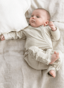 Pijama con cremallera Verde Olivo - 6-12 meses, Aleste