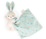 Doudou con mantita conejito blanco
