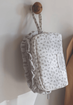 Neceser flores lilttle bloom gris - Imagen 2