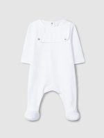 Enterizo Jacquard blanco