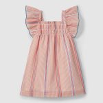 Vestido Jacquard rayas
