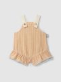 Overall rayas ocre - 9 meses, 7 Bancas