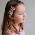 Mini clips clacs con borde festoneado