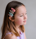 Mini clips clacs con borde festoneado
