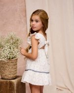 Vestido blanco estampado de flores - Imagen 2