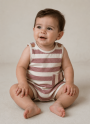 Ranita rayas terracota - 6 meses, Aleste