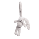 Conejito orejas sonajero Gris 23 cm
