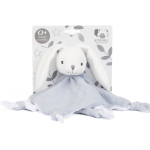Doudou Conejito muselina celeste 25x25cm