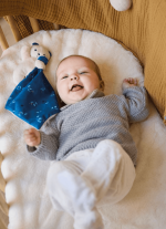 Doudou Osito con mantita azul - Imagen 3
