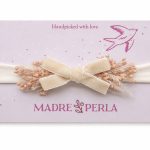 Vincha bebe lazo velvet beige plumas