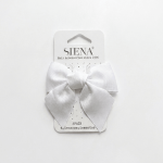 Lazo clip Blanco mini