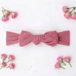 Vincha bebé rosa francia