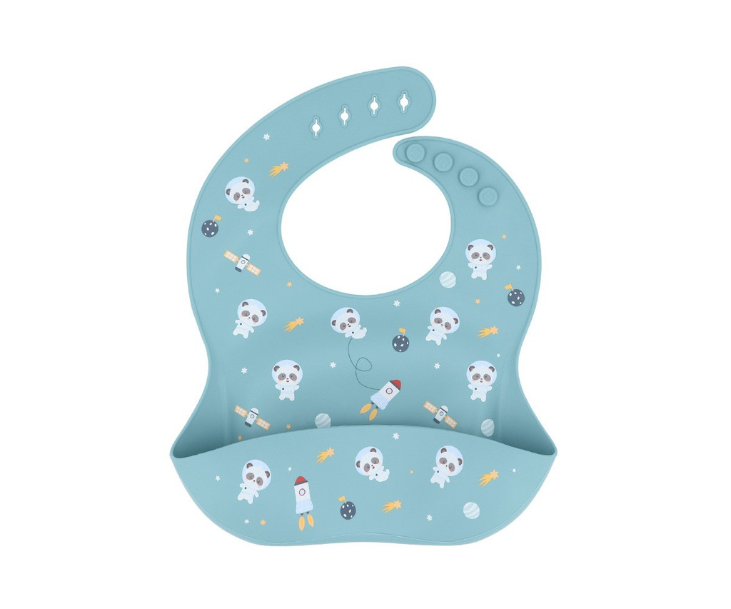 749-01a06caf-8d66-710c-9d2b-f7e7e92e8aa8.jpg Babero silicona Pandas in Space - Imagen 1